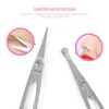 Mini Stainless Steel Nose Hair Eyebrow Scissors Small Multipurpose Personal Care Trimmer  Plastic Handle 6