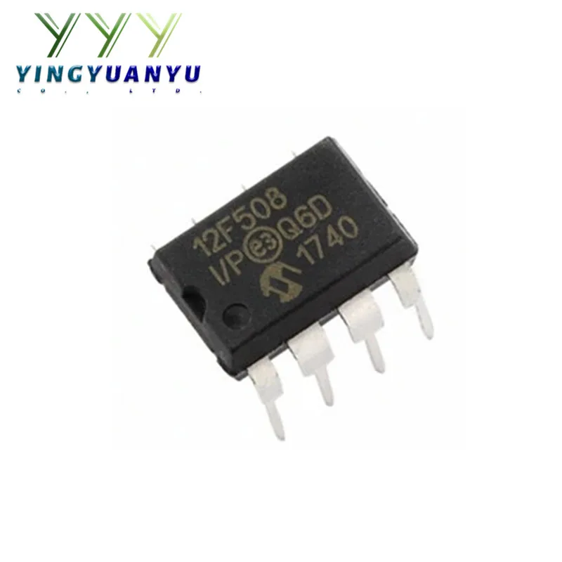 Оригинальный 100% новый 5-50 шт./лот PIC12F508-I/P PIC12F508 PIC12F508-I 12F508-I/P DIP-8 8-битный