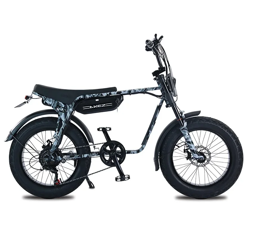 Electric bicycle 750W motor 48V13A lithium battery mountain snow e bike adult electric motorcycle 20*4.0 fat tire electric bike
