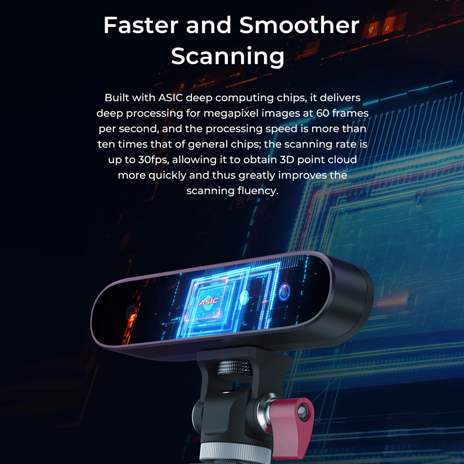 Creality CR-Scan Ferret 3D 스캐너, 핸드헬드 30fps 스캔 속도, 듀얼 모드 스캔, 풀 컬러 텍스처 지원, 휴대폰 구동