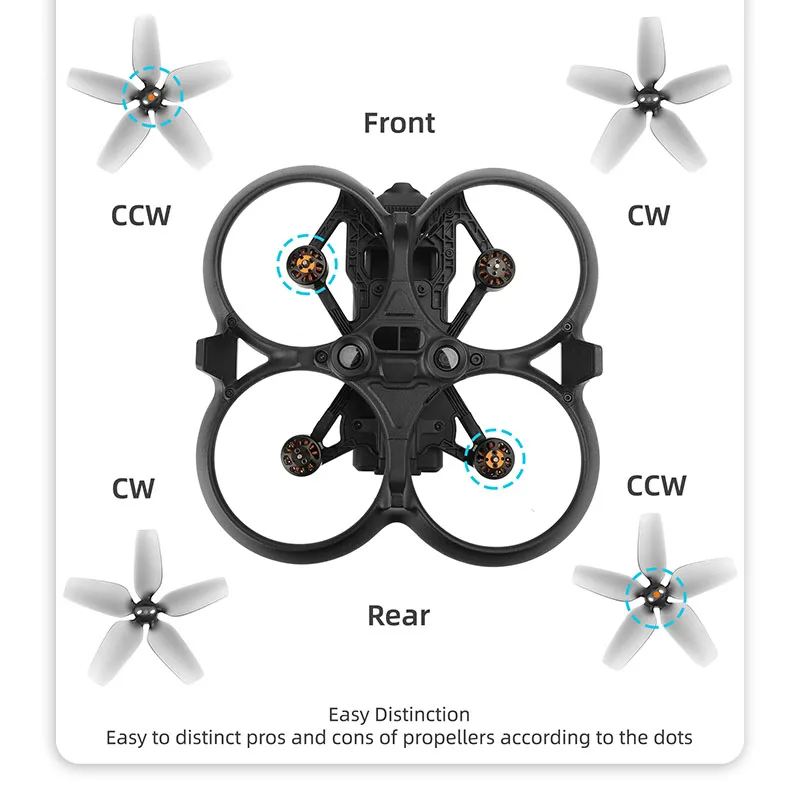 4pcs Propellers 2925S Blade Propeller Replacement Spare Parts For DJI Avata Drone Accessories with propeller replacement parts drone propeller blades drone propeller drone propellers