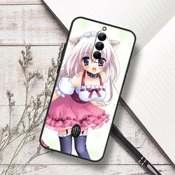Chibi Cat Girl Anime Custodia per Cellulare - Cover Protettiva alla Moda