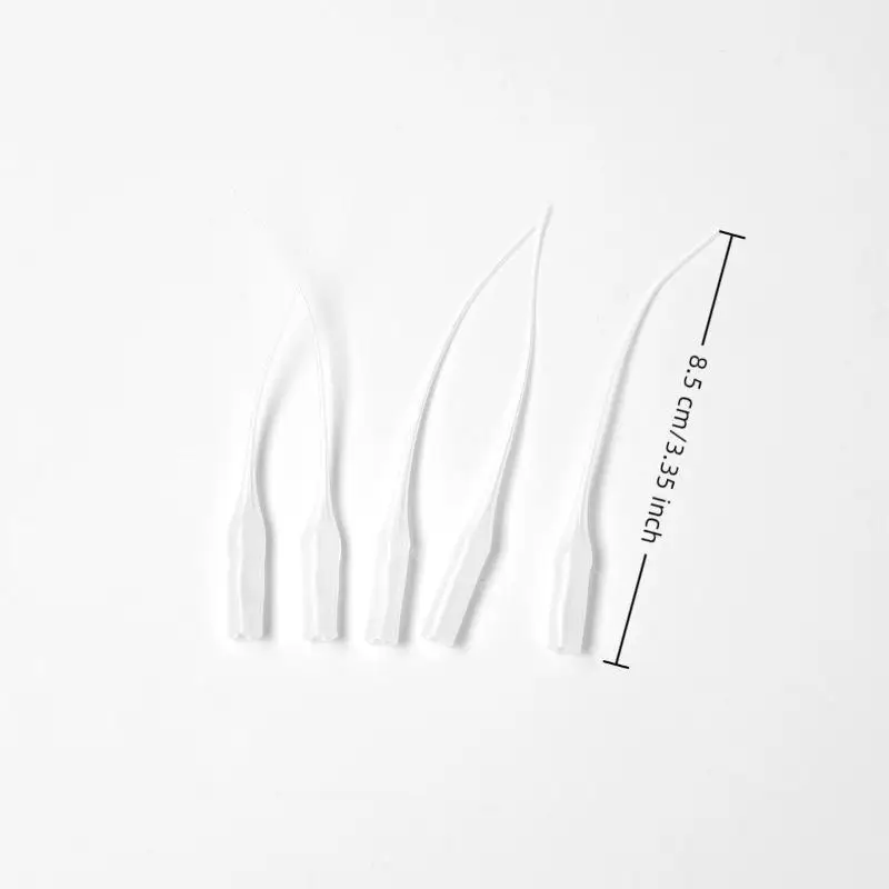 100Pcs Superfine Glue Bottle Tips - Nail Glue Sealant Joint Filling Precision Dropper Applicator, Manicure Tool Accessories