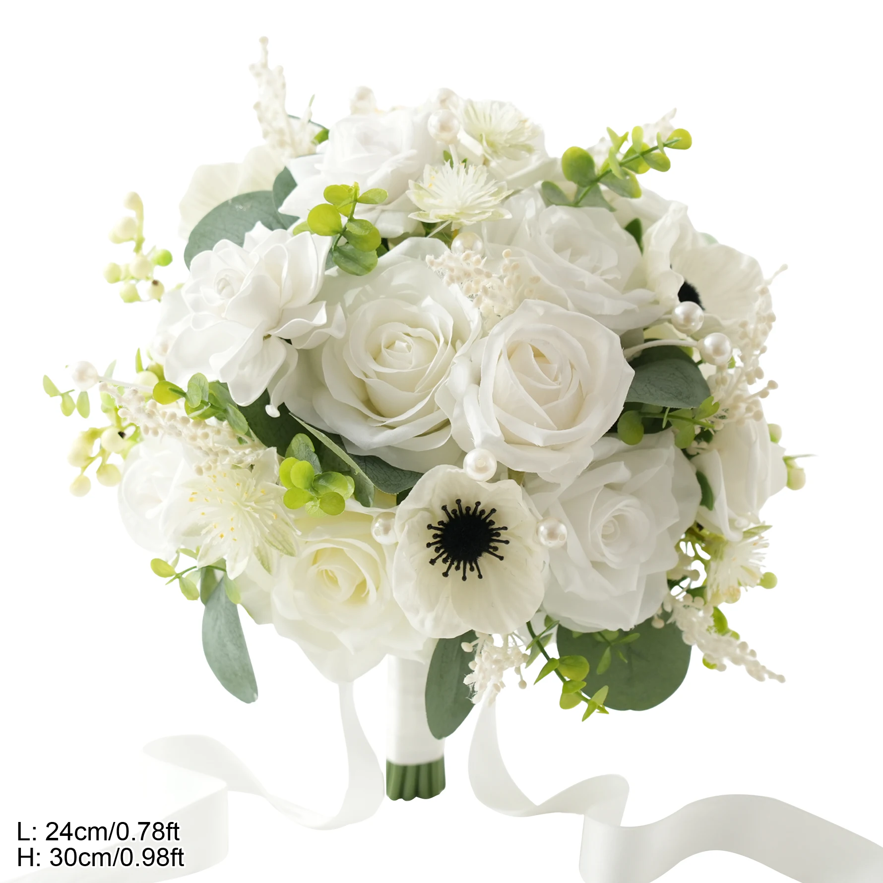 White bride bouquet