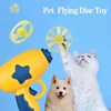 Funny Cat Toy Interactive Launch Pet Training Toy For Kitten Mini Flying Disc Shooting Gun Chasing Games Cat Toys Pet Supplies 2