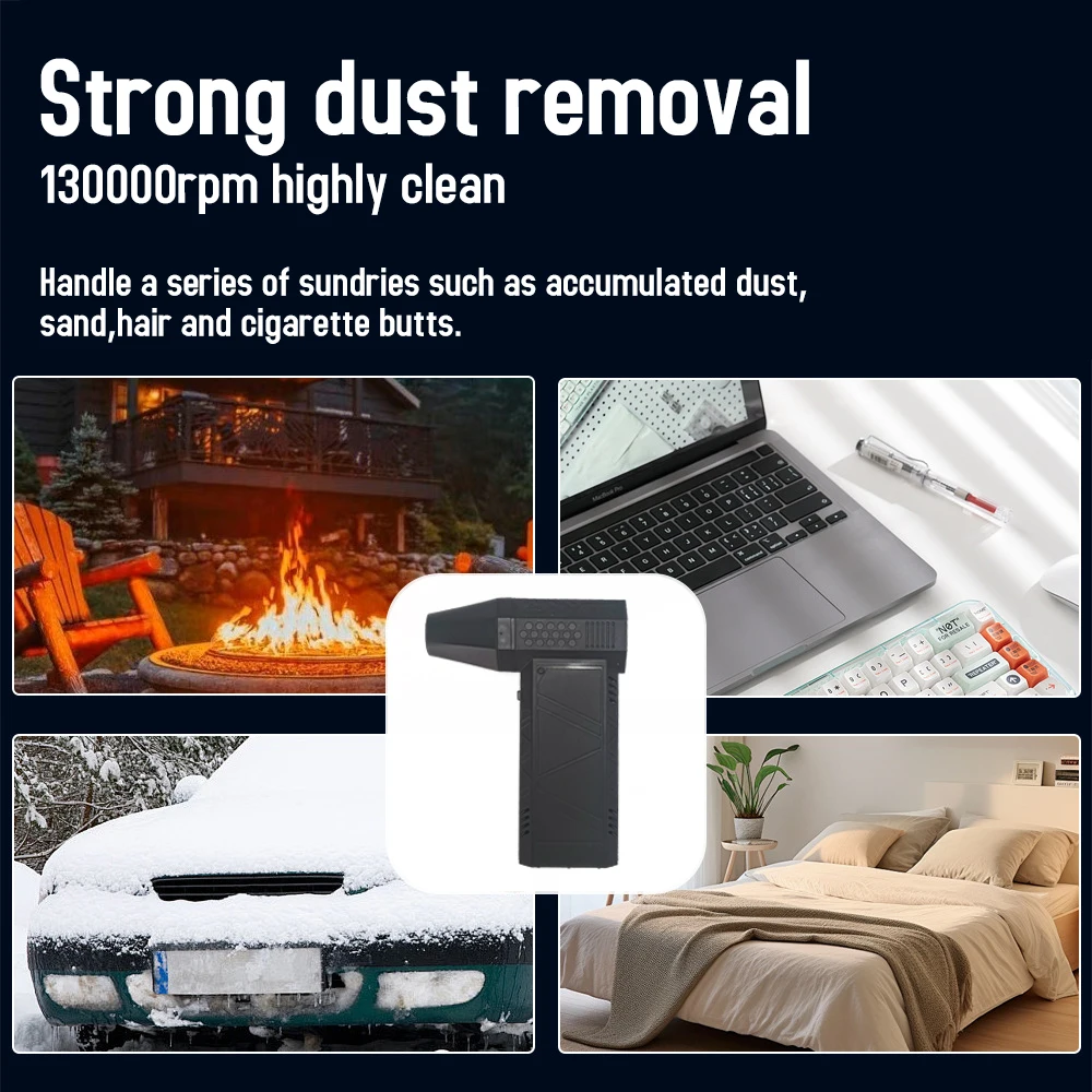 X3 130000RPM Turbofan High Power Jet Fan Air Duster Motor Variable Speed Dust Blower Brushless Cleaning Tool Handheld Air Blower 4