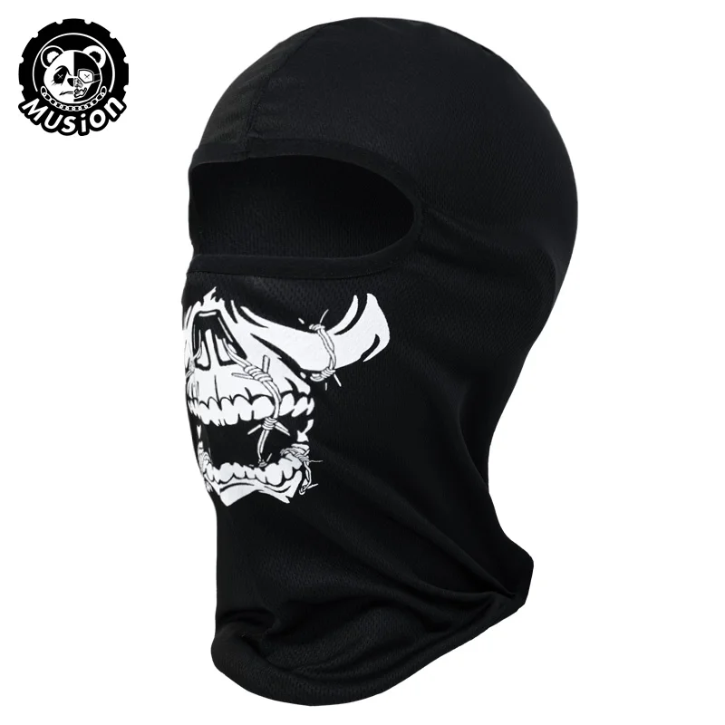 Black Ghosts Balaclava Full Face Mask for Outdoor Adventures and Sports