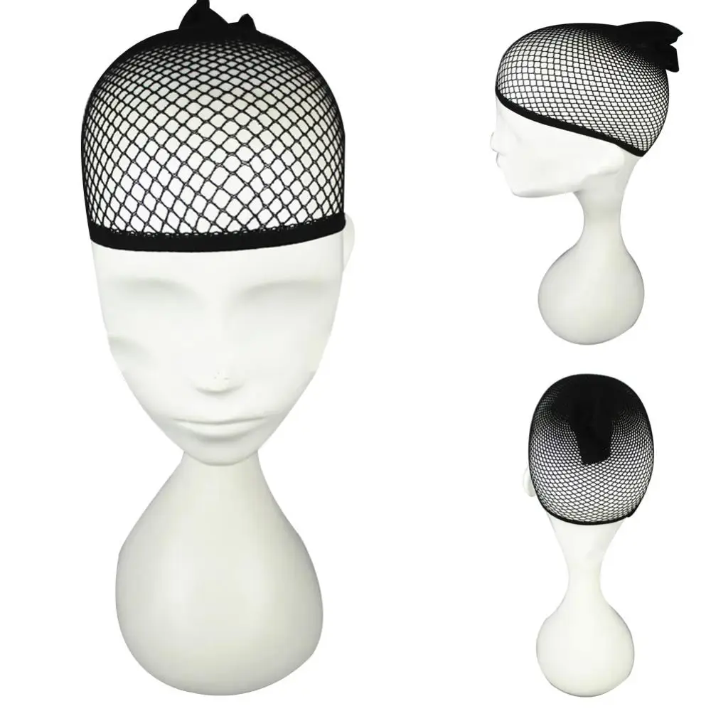 Women Elastic Nylon Wig Cap Open End Liner Short Fishnet Hair Net