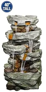 tzl284,outdoor fountain,indoor fountain,outdoor decor,yard decor,alpine