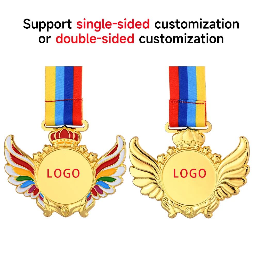 Blank Medal Competition Medals Children's Award Medal Badges Gold Silver Running Sports Game Prizes Gift Free Design award medals
