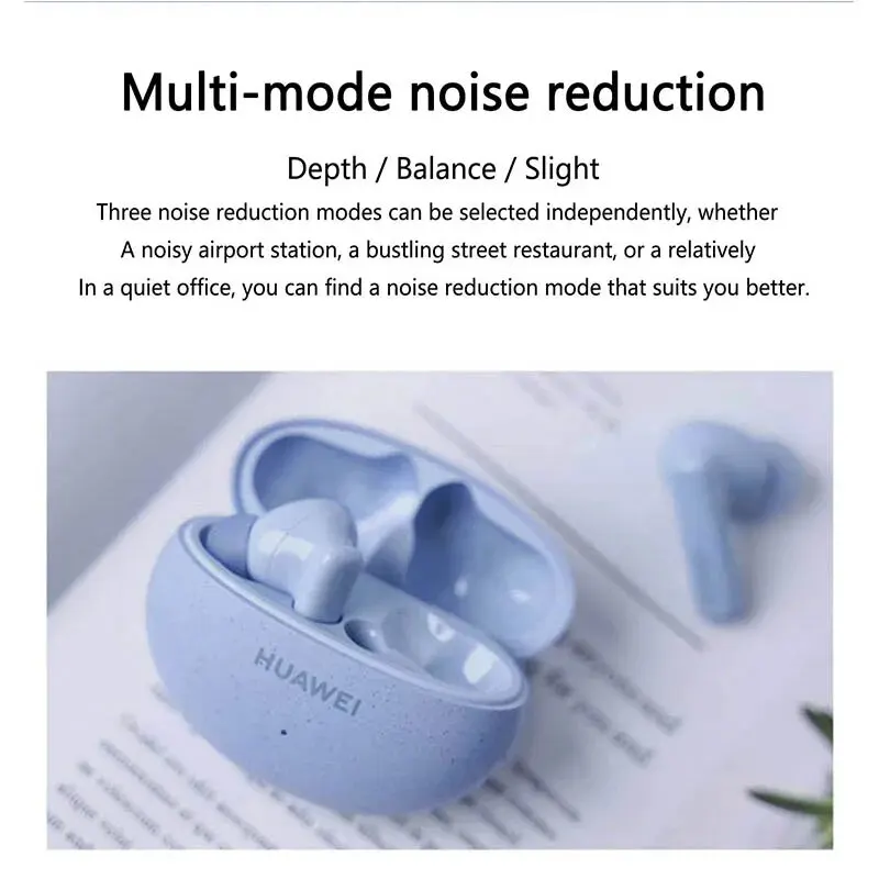 HUAWEI FreeBuds 5i 무선 헤드폰 다이나믹 유닛, ANC 액티브 노이즈 캔슬링, 42dB 고해상도 음질, 신제품
