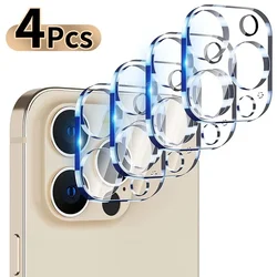 4Pcs HD Clear Camera Lens Glass Protector Film For Apple IPhone 15 Pro Max 14 13 12 Mini 11 Pro Plus Glass