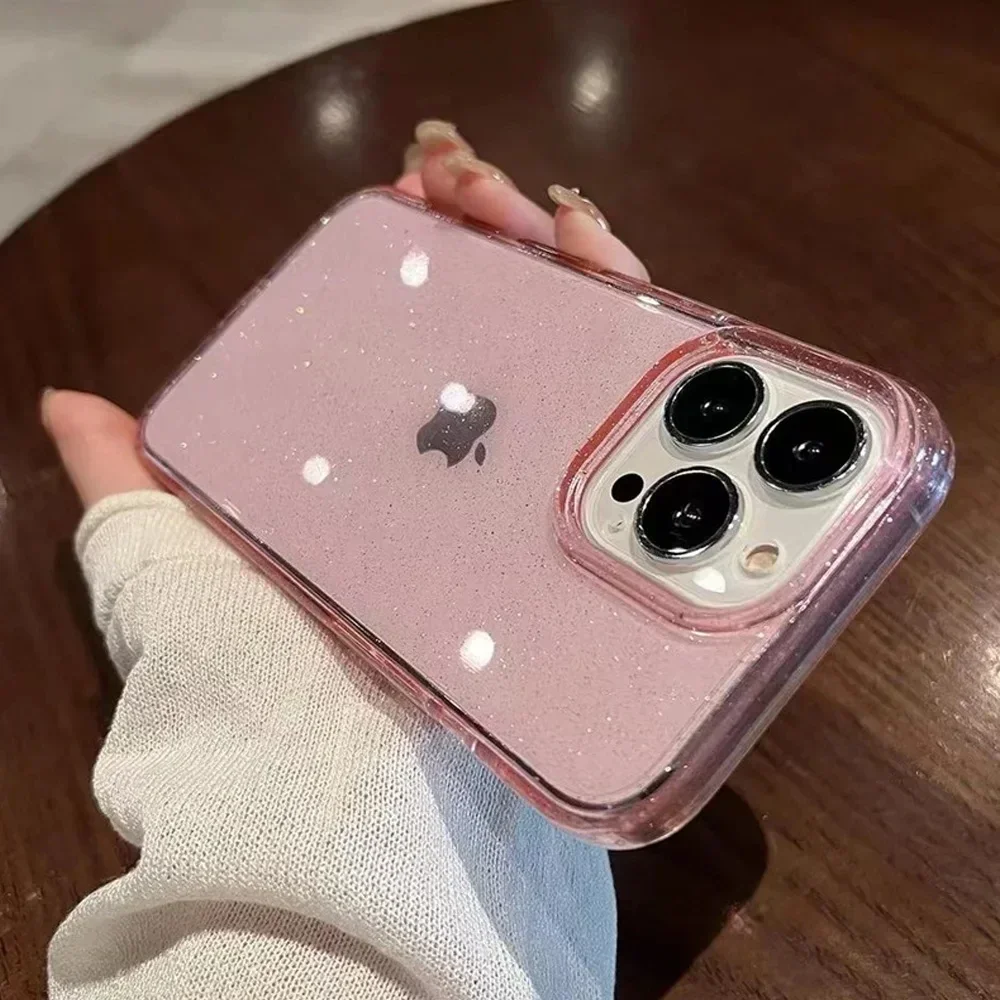 Pink Glitter Bling Soft Phone Case