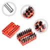 33pcs Screwdriver Bit Combination Set Magnetic Extension Bit Holder Screwdriver Bits Set Quick Release Bit Holder Hollow / Solid 5