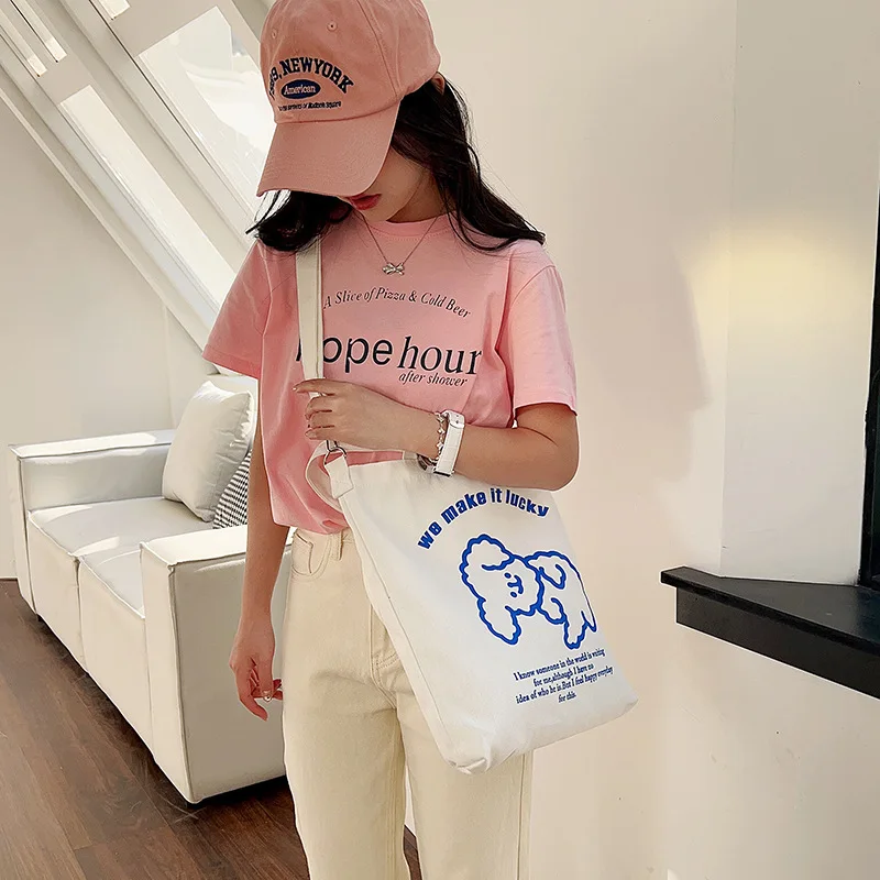 New Cute Trendy Commuter Bag Women's Fashion Simple Casual Shoulder Bag Large Capacity Retro Tote