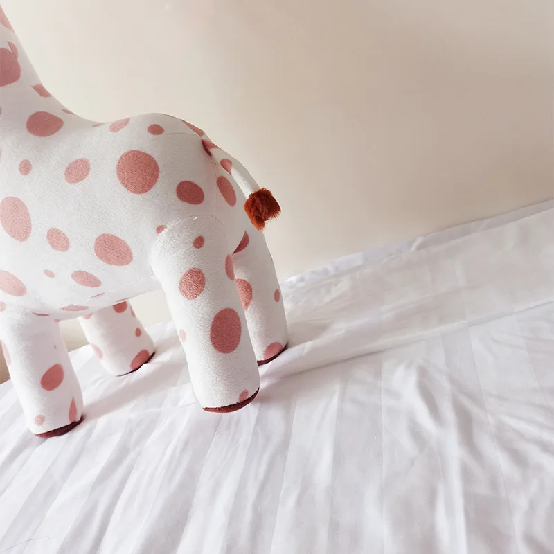 85cm Big Size Cute Giraffe Plush Toys Simulation Animals Giraffe Stuffed Doll Kids Room Bed Decor Child Gifts 6