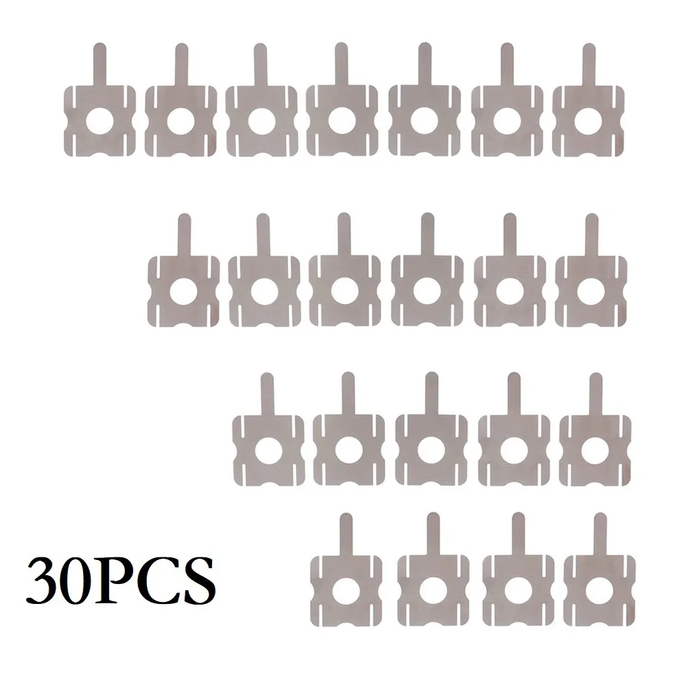 

30Pcs 4S U-Shaped Lithium Battery Pack Replace Spot Welding Nickel Sheets For Spot Weldable Electric Tool Accessories