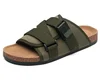 Men Gladiator Canvas Slippers Soft Comfortable Non-Slip  High Quality Beach Sandals Mens Summer Casual Flat Shoes Big Size 5