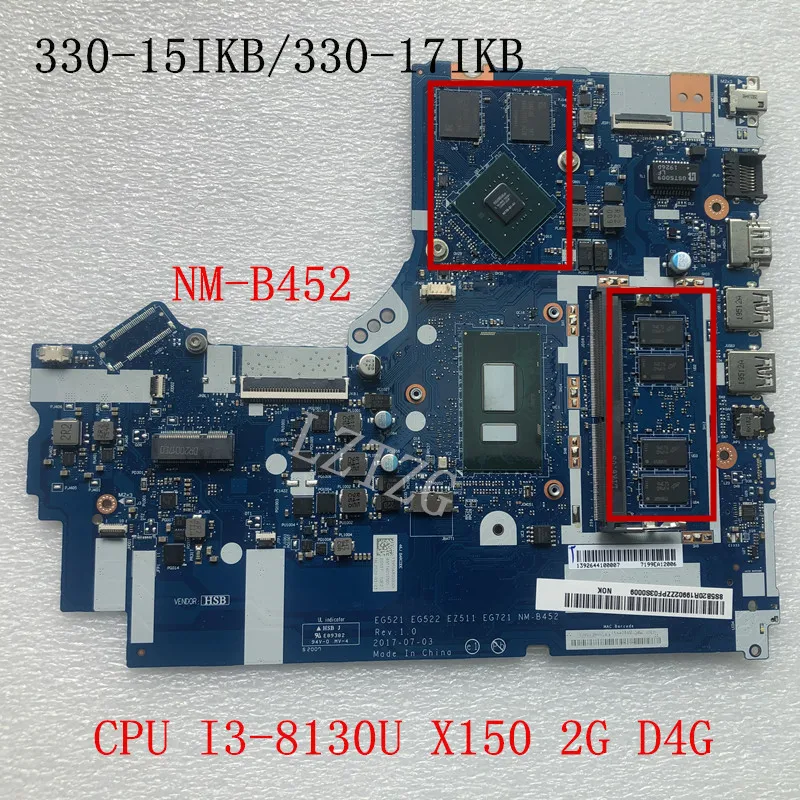 Used-For-Lenovo-Ideapad-330-15IKB-330-17IKB-Laptop-Motherboard ...