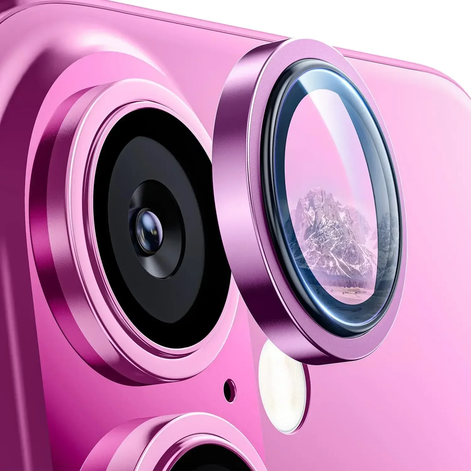 Desert Titanium Tempered Glass Camera Lens Protector