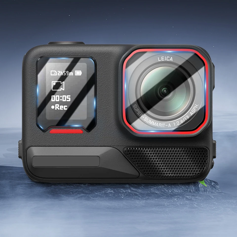 Tempered Glass Screen Protector and Lens Protector Set