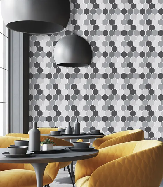 24 Solid hexagons and 12 hexagon 3 outlines Honeycomb Decor Decals Modern  Hexagon Wall Decal Honeycomb vinyl Sticker E564 - AliExpress