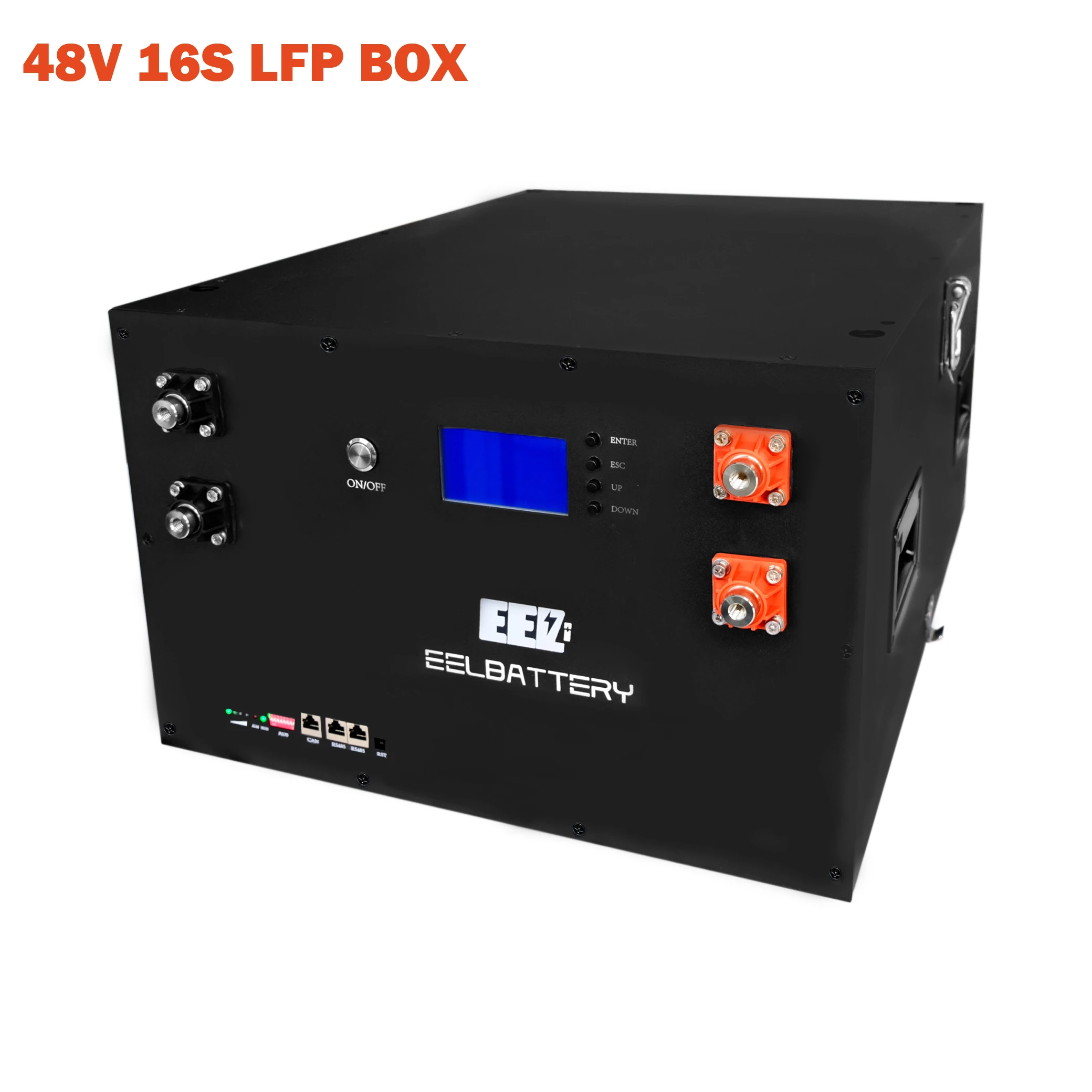 EEL 48V 16S LiFePO4 Battery Box for DIY Solar 230Ah 280Ah Batteries Case Camping Power Bank