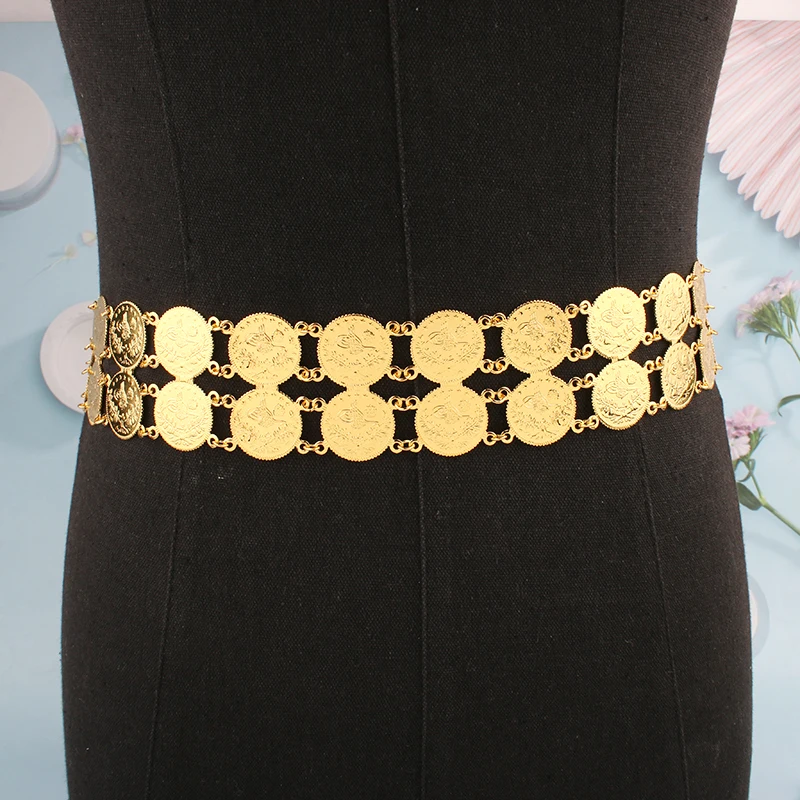 Coin Belt Kurdistan Wedding Jewelry Women Party Favors Body Accessories for Women Womens Belts for Party Dress Moroccan Bride