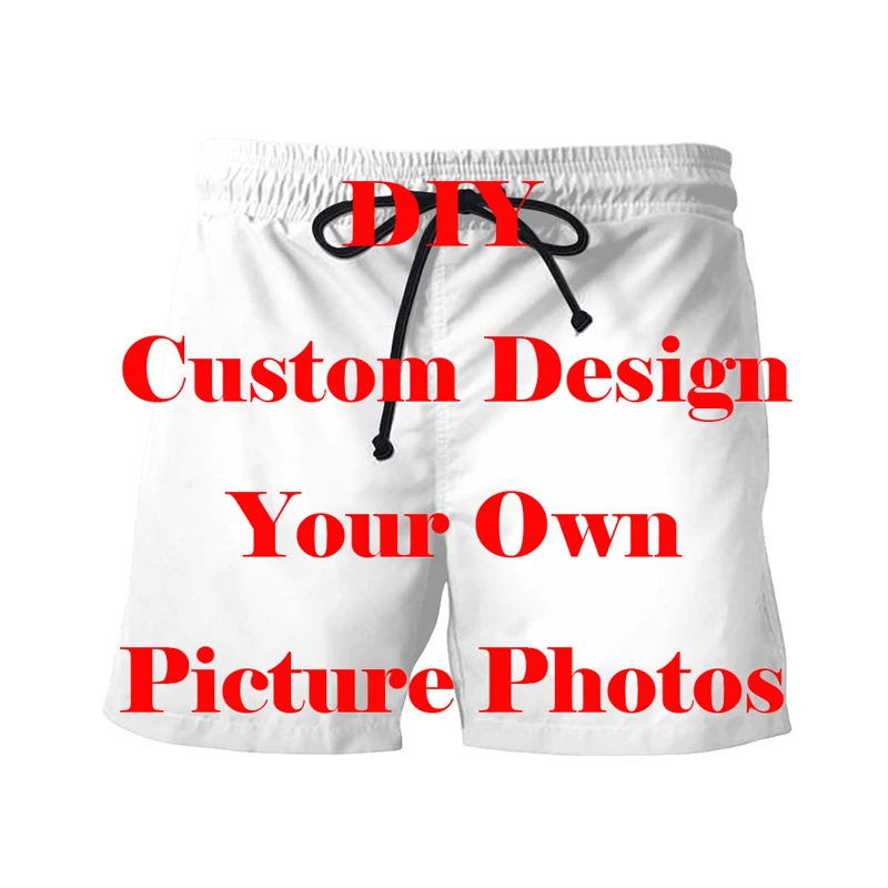 SONSPEE 3D Print Men Shorts DIY Customer Custom Design Your Own Photo / Pictures Women Men's Sweatpants Harajuku Casual Pants