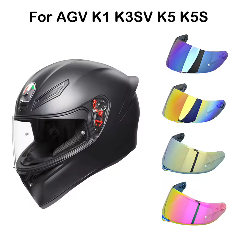 Helmet Lens for AGV K5 K5S K3SV K1 Compact ST Motorcycle Helmet Visor Windshield Shield Motorbike Accessories Glasses Casco