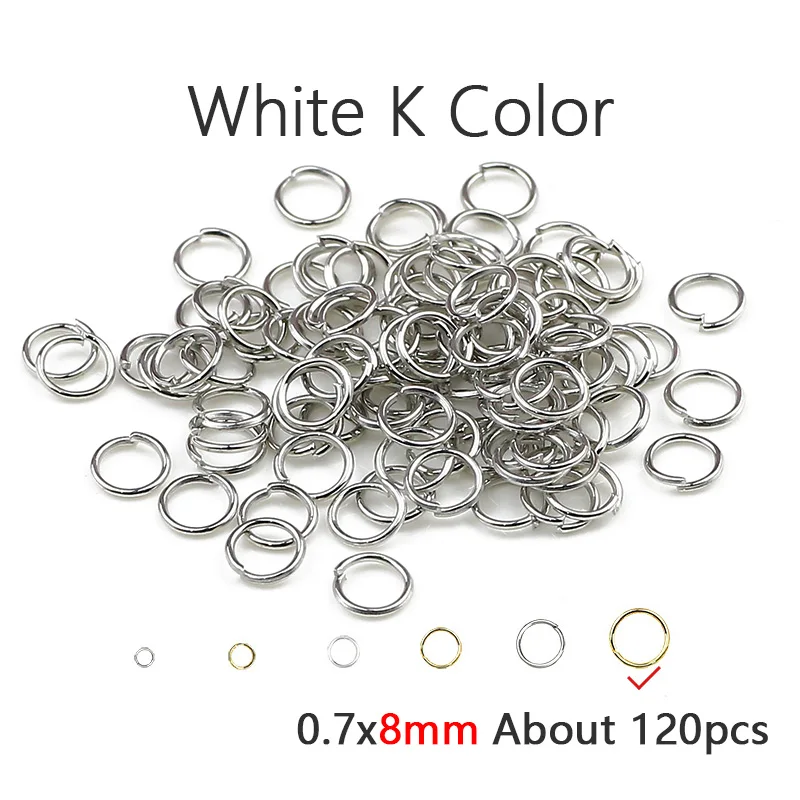 Gold-Plated Brass Jump Rings for Jewelry Making and Crafting