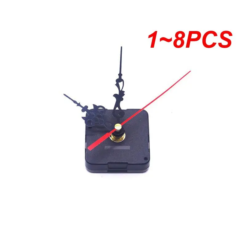 1~8PCS Quartz Silent Wall Clock Mechanism Central Movement Kit For Machinery Watch Table Sweep Timepiece Clockwork
