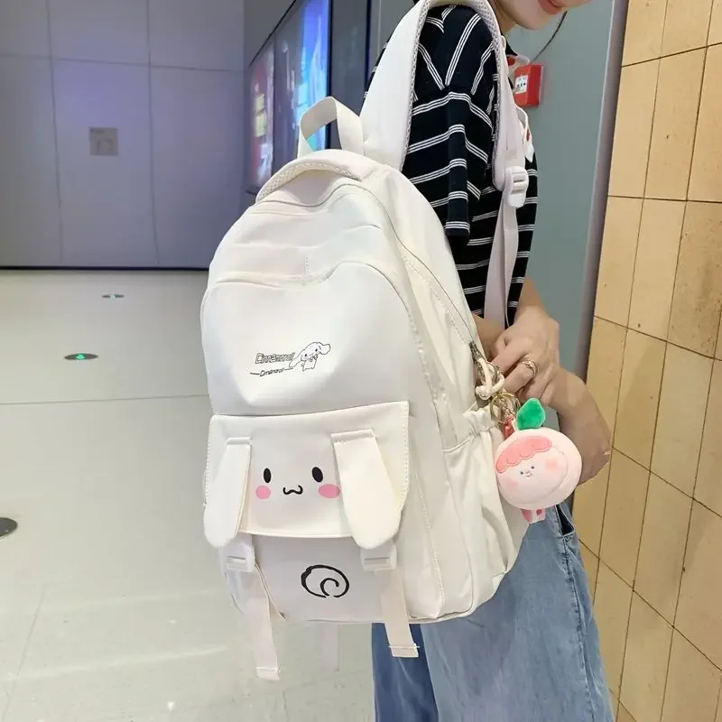 

Sanrio New Clow M Schoolbag Female Cute Cartoon Backpack Junior High School Student Lightweight Jade Hanging Dog Backpack