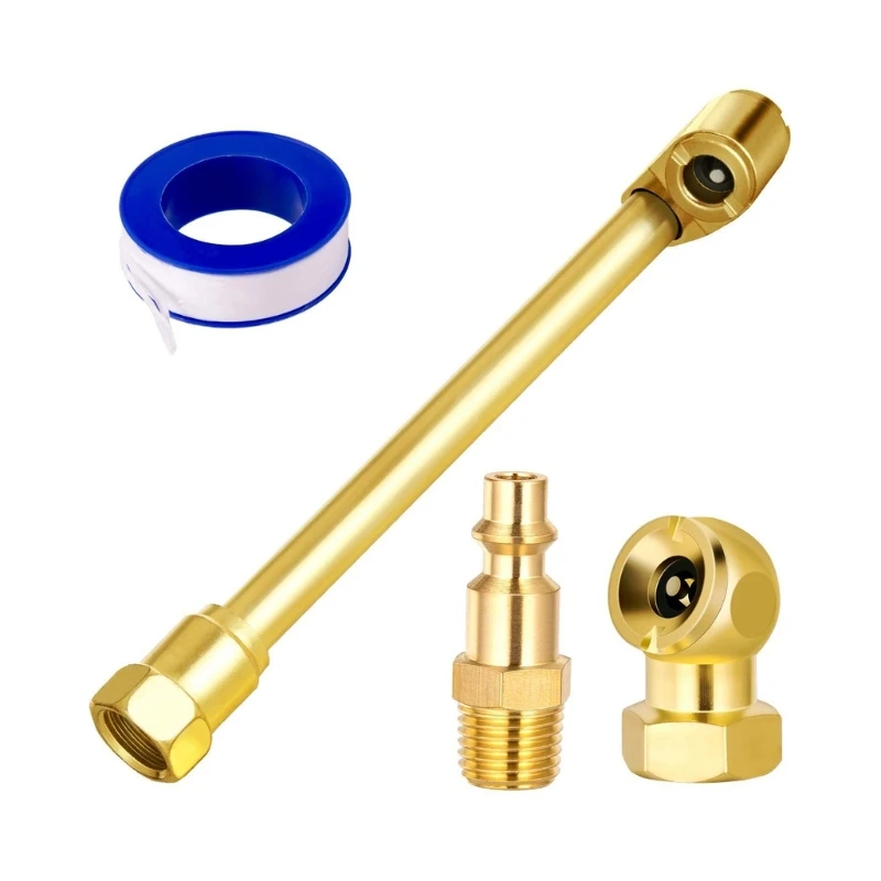 

Пневматический патрон с двойной головкой и быстродействующей заглушкой с наружной резьбой Закрытый шариковый патрон Комплект для