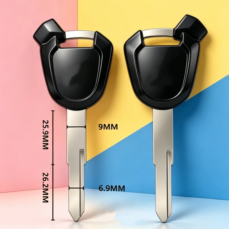 혼다 CM300 CB190R Hawk190TR Hawk190X 스톰 아이 오토바이용 자석 스티커가 있는 오토바이 블랭크 키