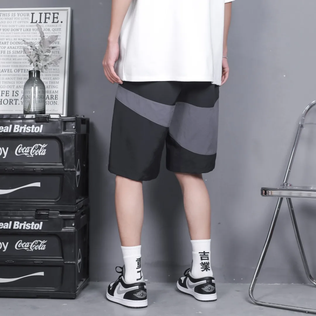 Thin Men's Shorts Hjumping Sports Clothing  Loose Stretch Casual Sportswear  Running Gym Short Men