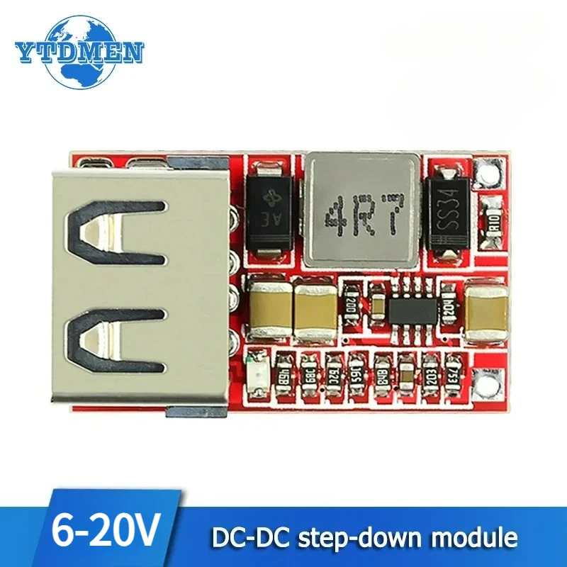 5-Pack DC-DC Buck Modules – USB Charger 6-24V To 5V, 3A Max Output For Car, DIY Projects - View #9