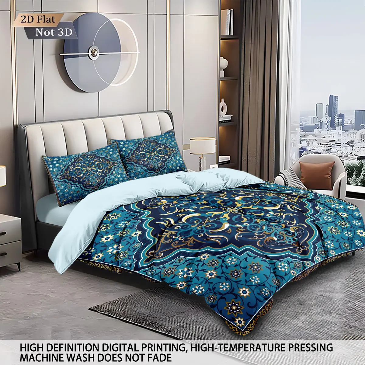 Bohemian Printed Duvet Set 2
