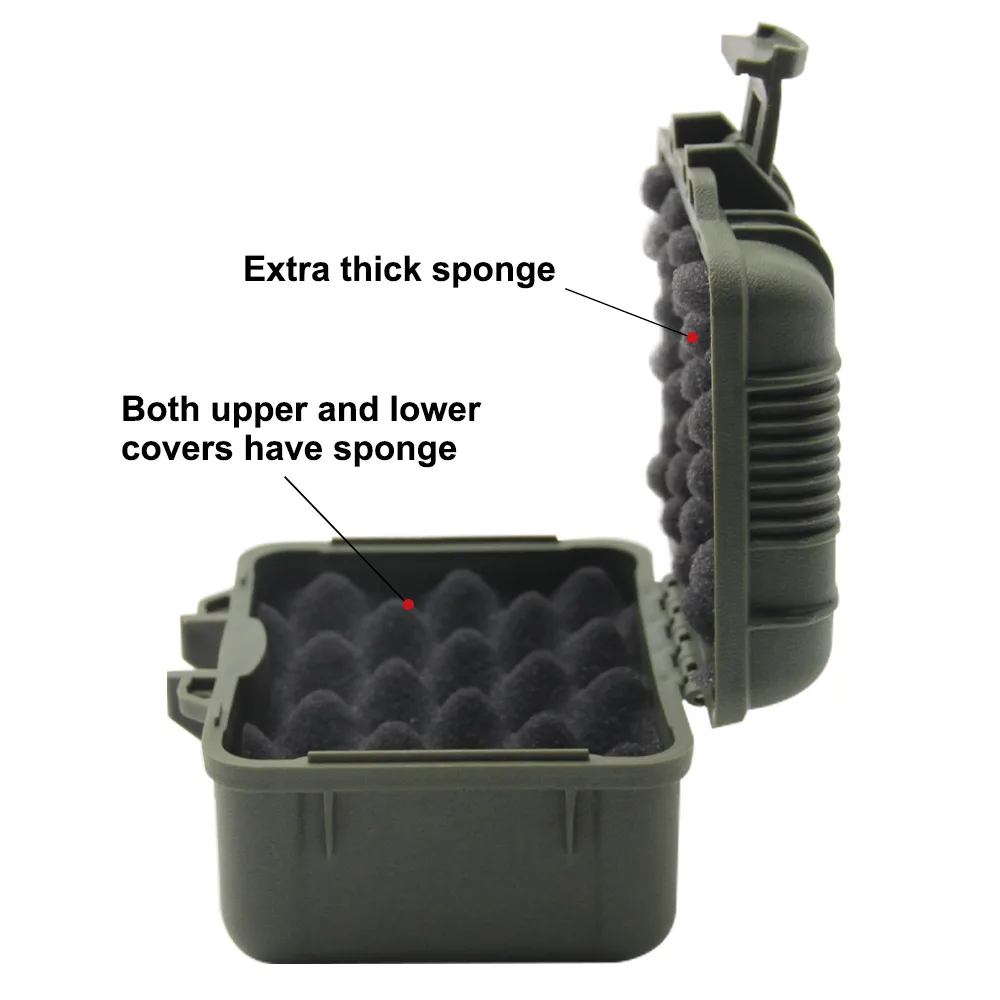 Plastic Ammo Box Military Style Storage Ammo Can High Strength Lightweight  Ammo Accessory Crate Storage Case Tactical Bullet Box