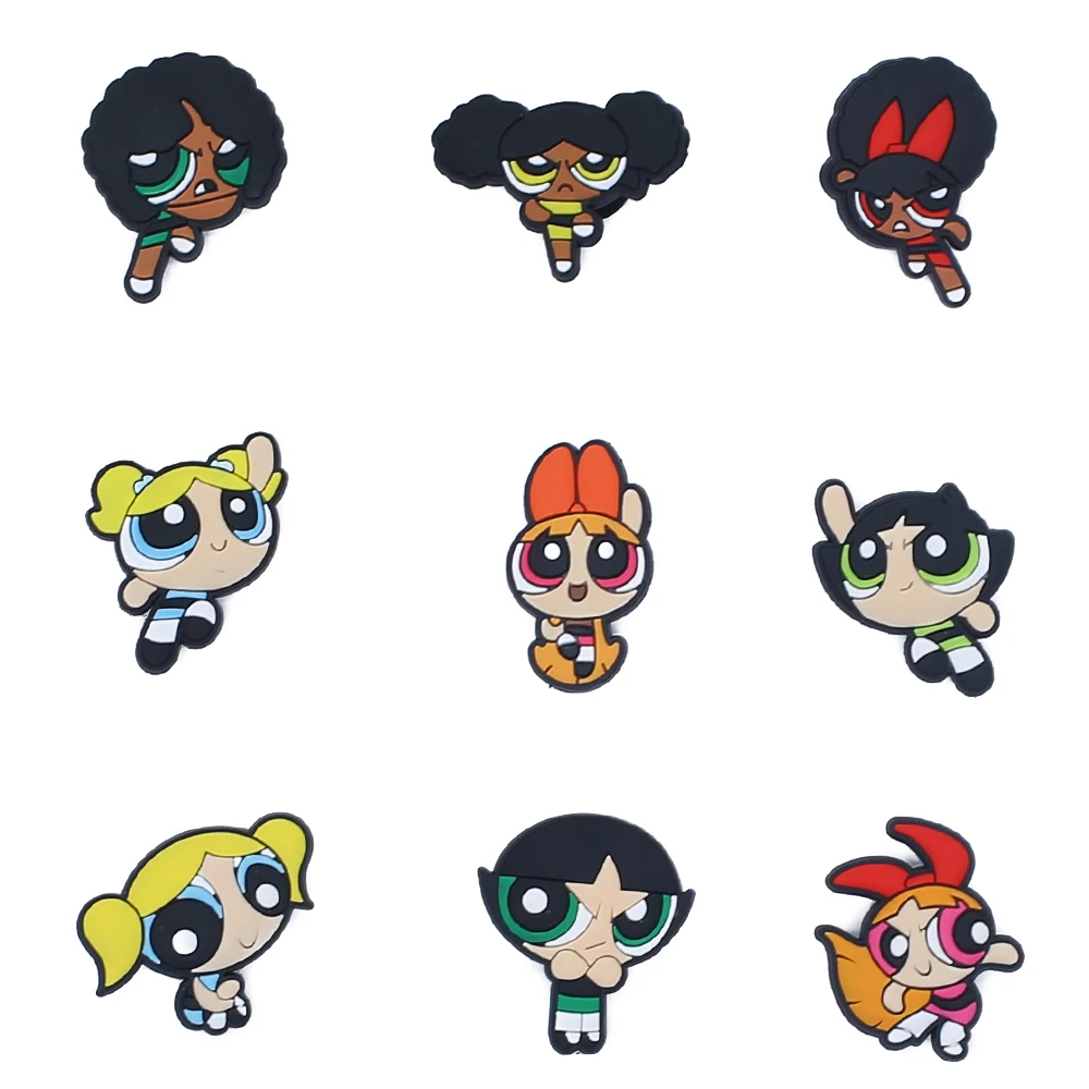 9 шт./набор, Кроксы для обуви