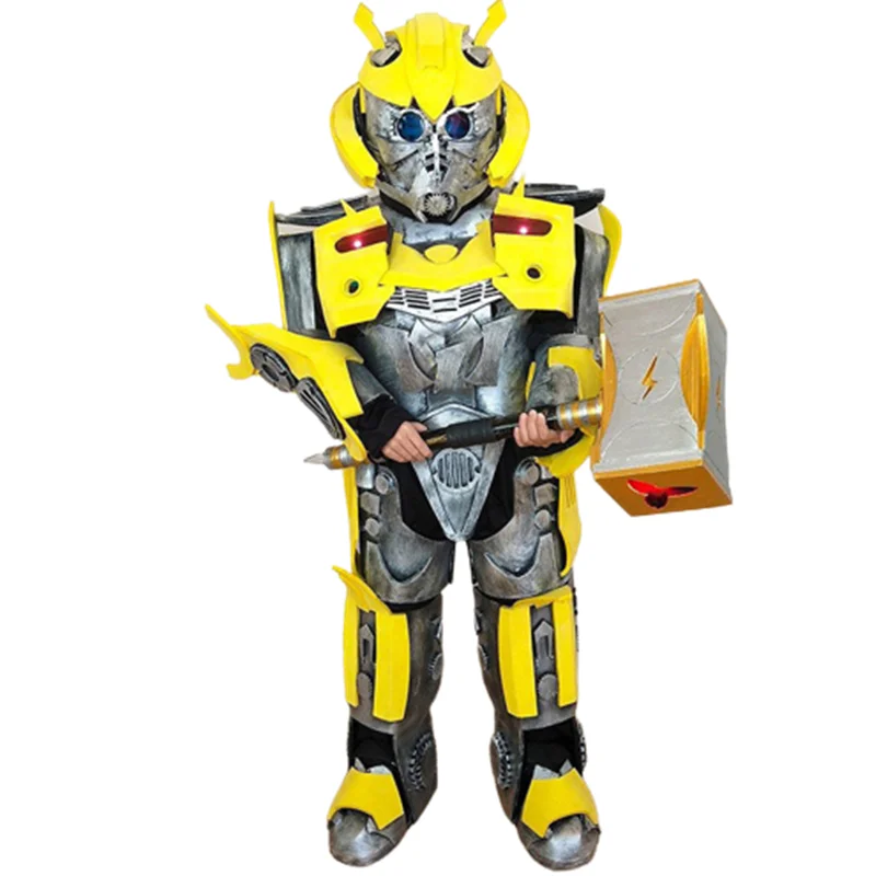 

2023 Human Size Easy Wearing Movie Cosplay Kids Robot Costume Wearable Robot Cosplay Prop Birthday Gifts