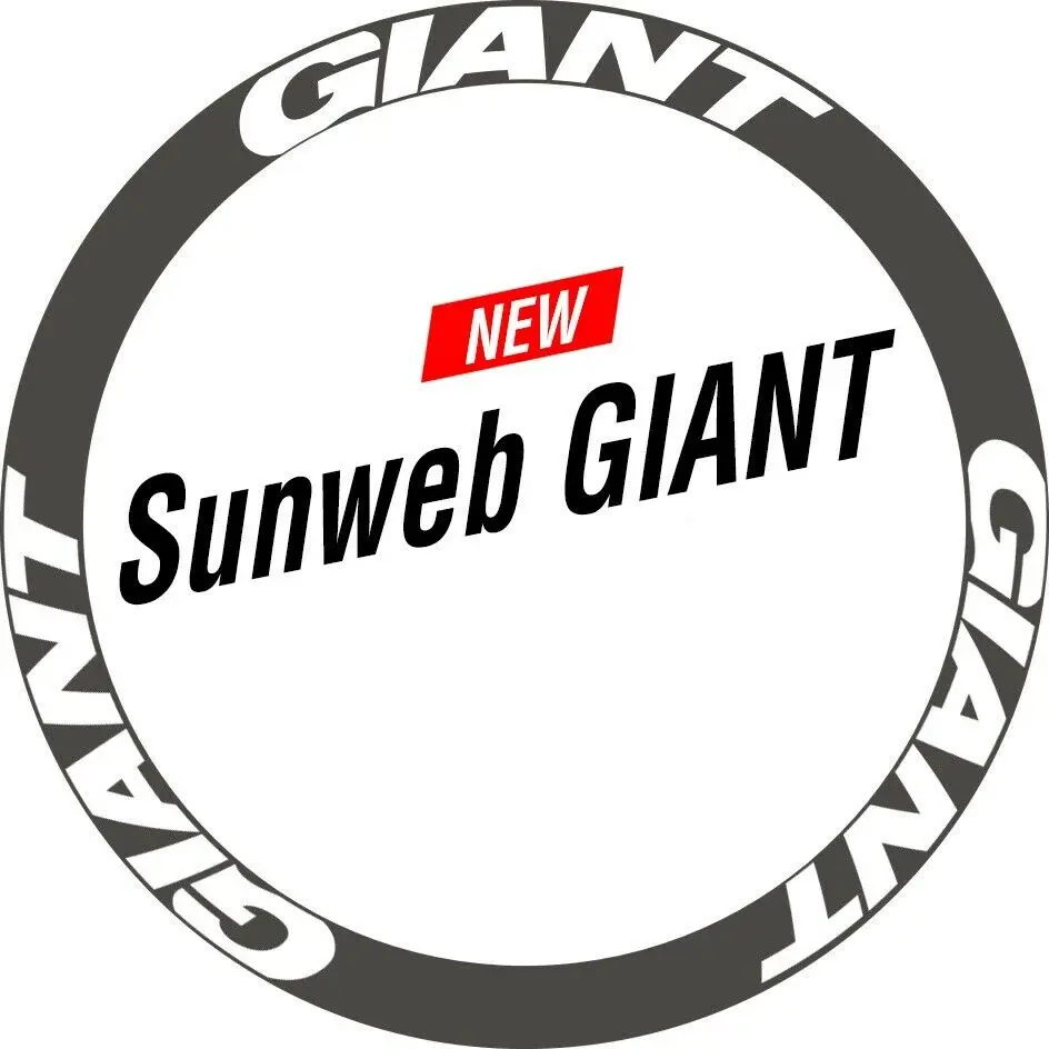 Дорожный велосипед Набор наклеек на два колеса велосипедные наклейки sunweb GIANT |