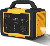 1000W Portable Power Station0 1075Wh Backup Lithium Battery 120V/1000W AC Outlet, Solar Generator for Home RV Outdoor 1