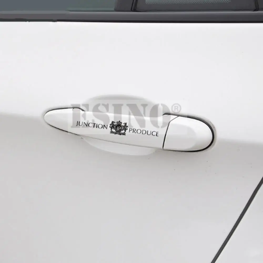 

4 x New Car Styling Car Door Handle Vinyl Stickers Car Body PVC Adhesive Decals Car Accessories for JP Junction Production