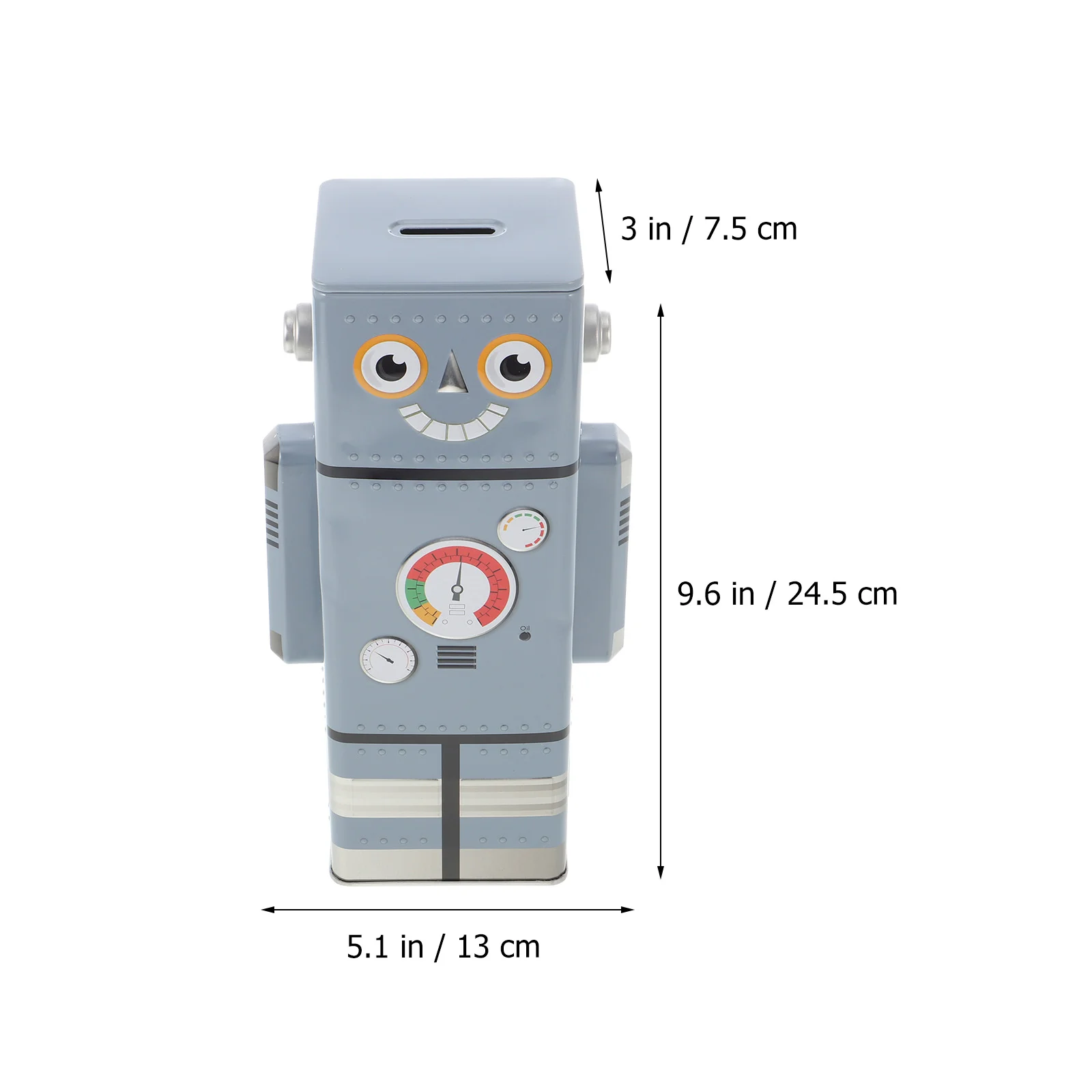 Digital Piggy Bank for Kids Robot Electronic Boys Sky-blue Iron Child Toys Girls 2