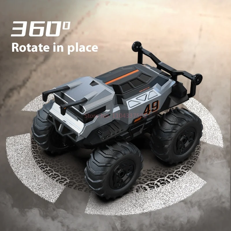 Rc Children Toy Remote Control Four Wheel Drive Off Road Charging Fully Waterproof Climbing Stunt Car Building Block Racing Gift 5