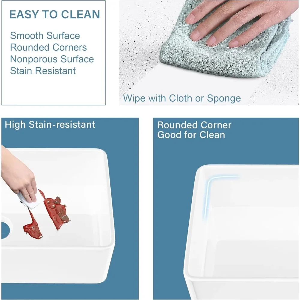 NEW-White Farmhouse Sink 33 x 18 Inch, Firecaly Apron Front Farm Sink, Heavy Duty, Large Capacity Single Bowl, with Accessories