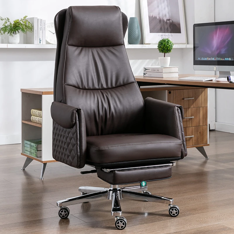 

Boss Gaming Office Chairs Computer Armchair Leather Office Chairs Ergonomic Leisure Silla Escritorio Home Furniture WW50OC