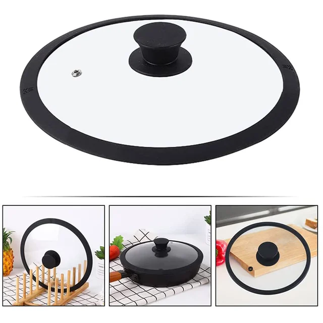 Couvercle universel multi-taille pour casseroles, ustensiles de cuisine,  couvercle en verre du Guatemala pour poêles, couvercle de rechange en  silicone pour poêle à frire - AliExpress