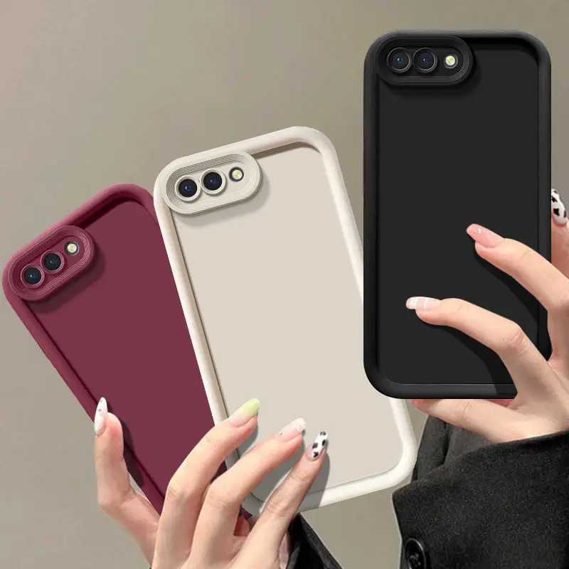 Matte Shockproof Protective Phone Case - Skin Feel Back Cover